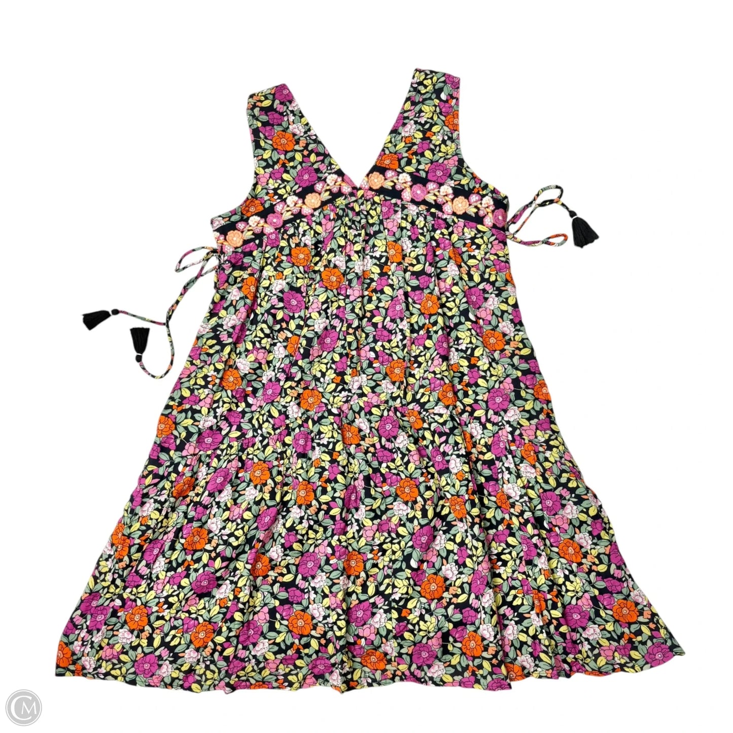 Dress Casual Short By Anthropologie In Floral Print, Size: Xs