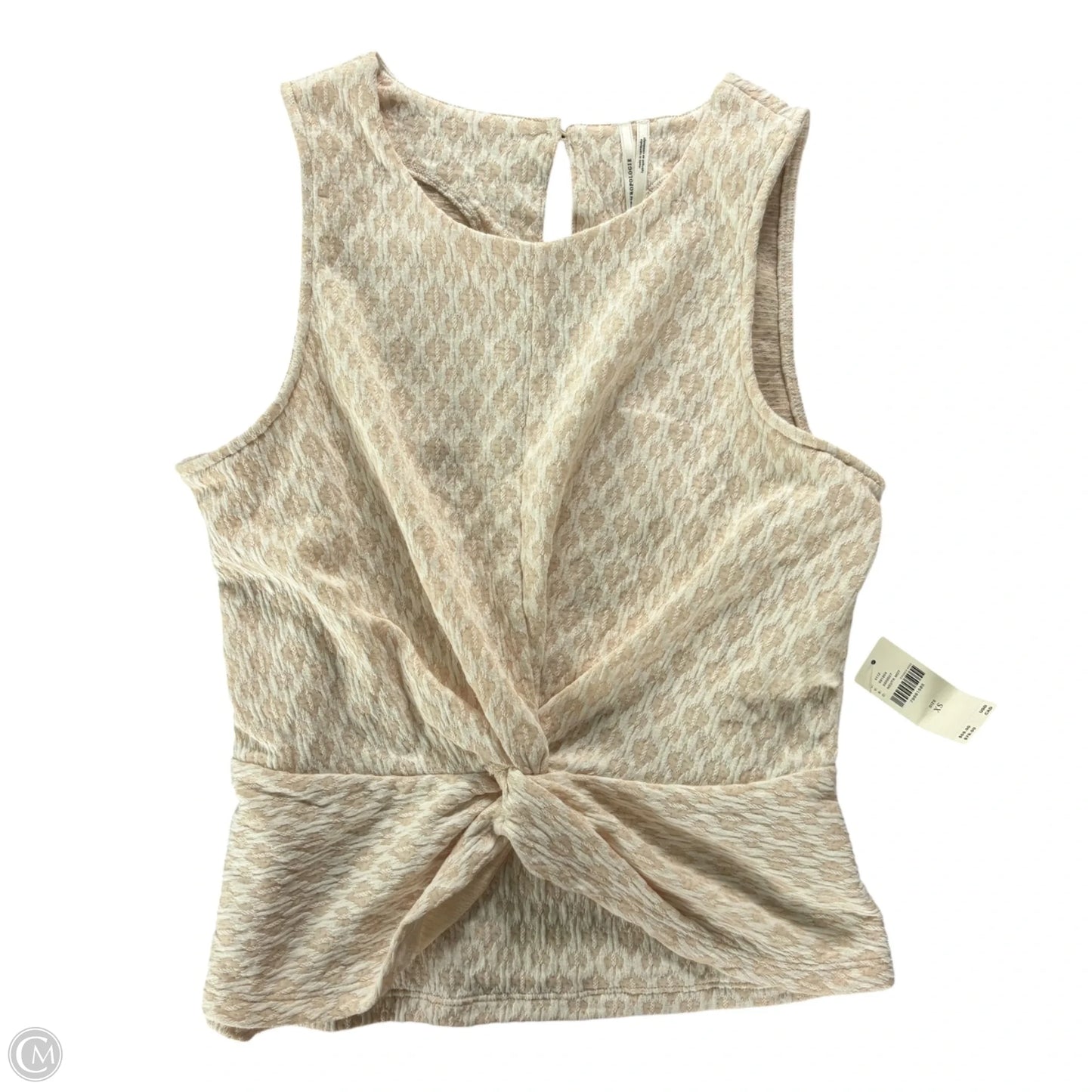 Tank Top By Anthropologie In Tan, Size: Xs