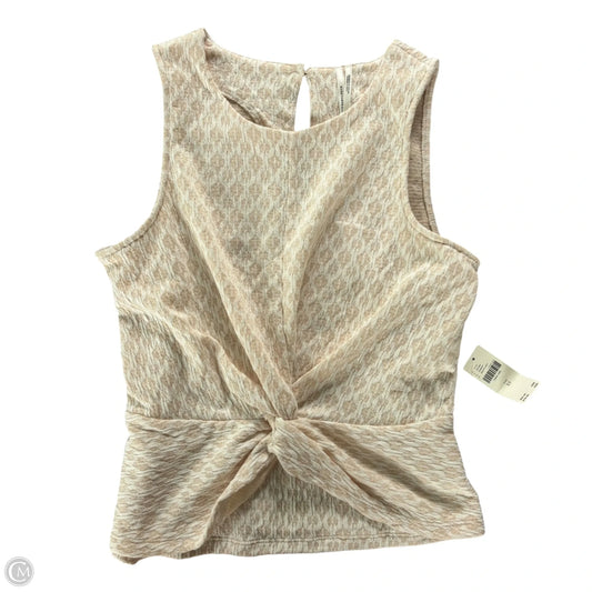 Tank Top By Anthropologie In Tan, Size: Xs