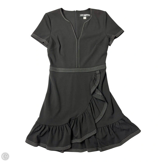 Dress Designer By Karl Lagerfeld In Black, Size: S