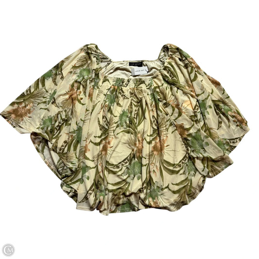 Top Short Sleeve By Lane Bryant In Floral Print, Size: 18