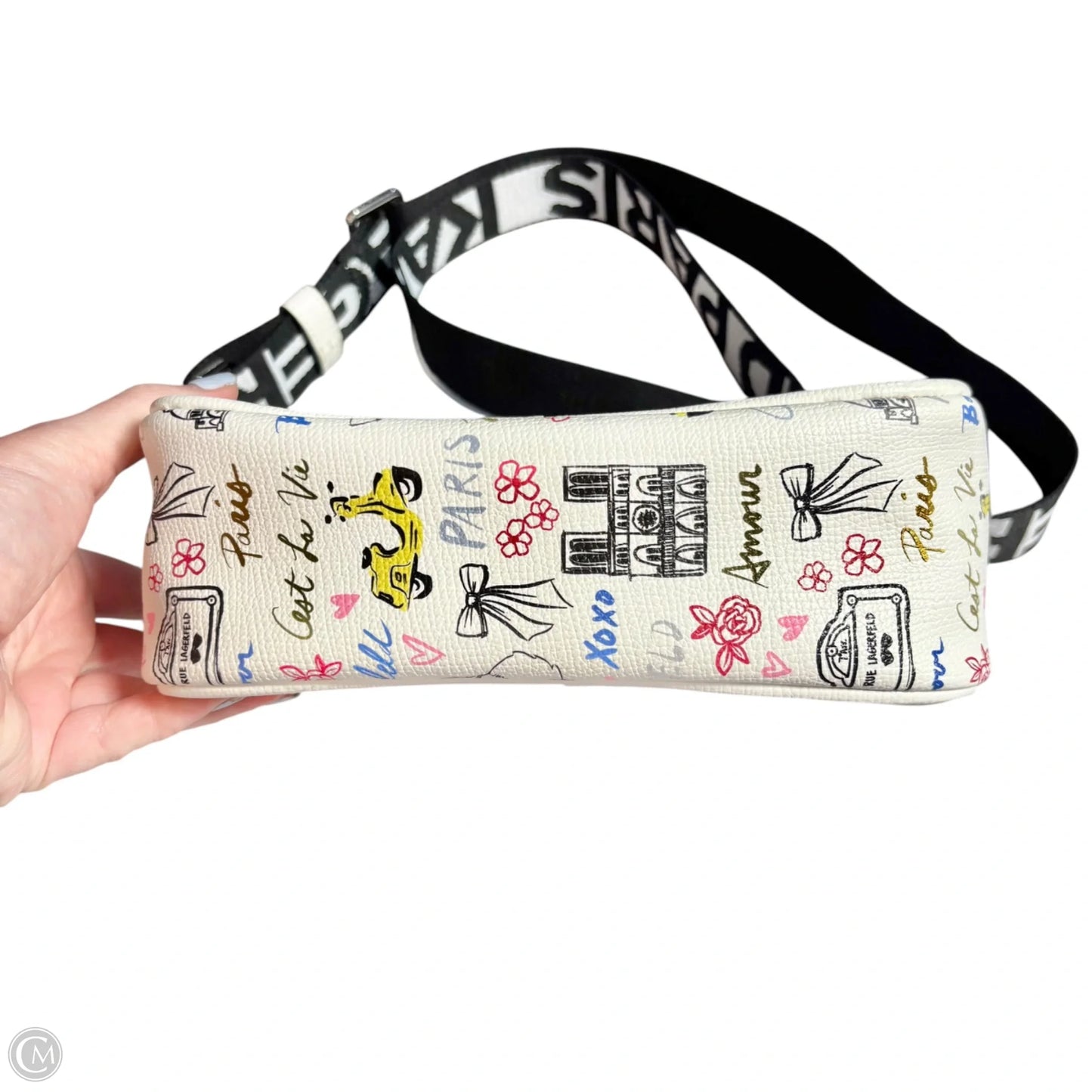 Crossbody Designer By Karl Lagerfeld, Size: Small