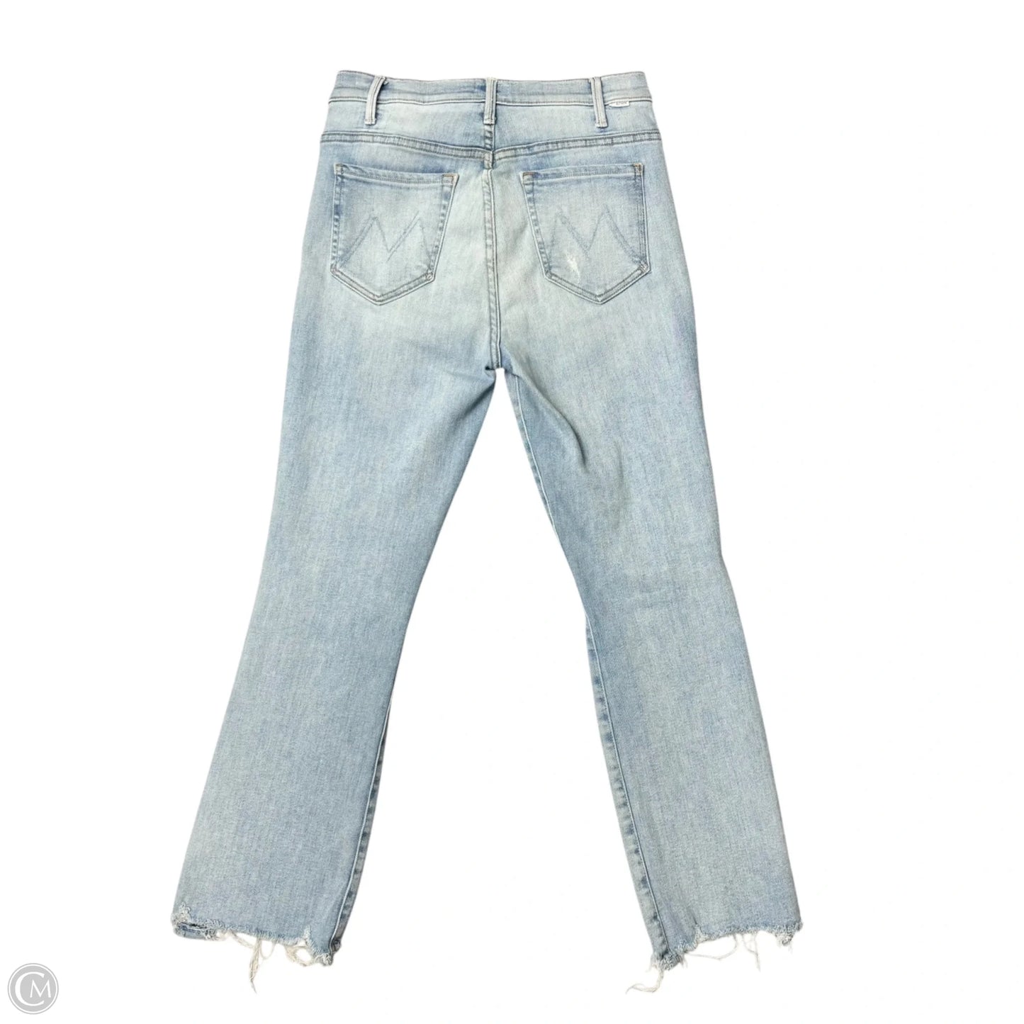 Jeans Straight By Mother In Blue Denim, Size: 8