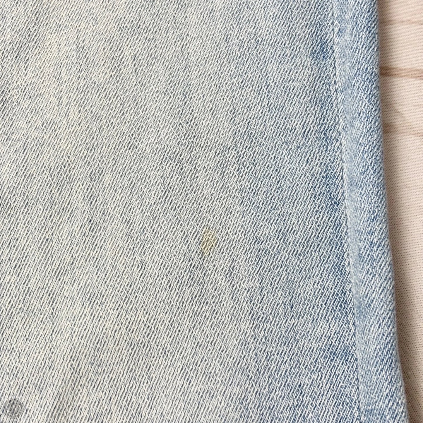 Jeans Straight By Mother In Blue Denim, Size: 8