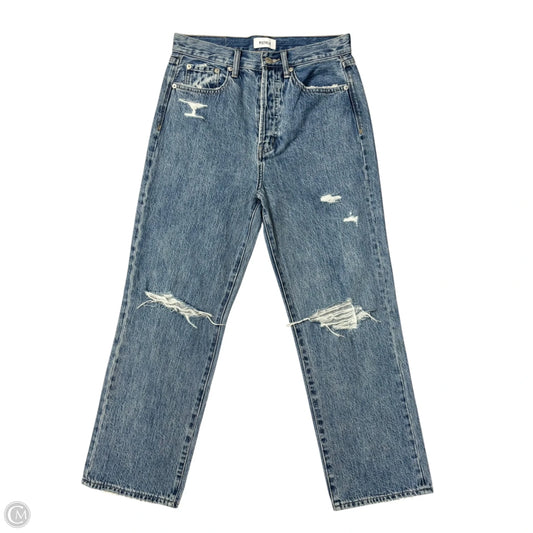Jeans Straight By Pistola In Blue Denim, Size: 4