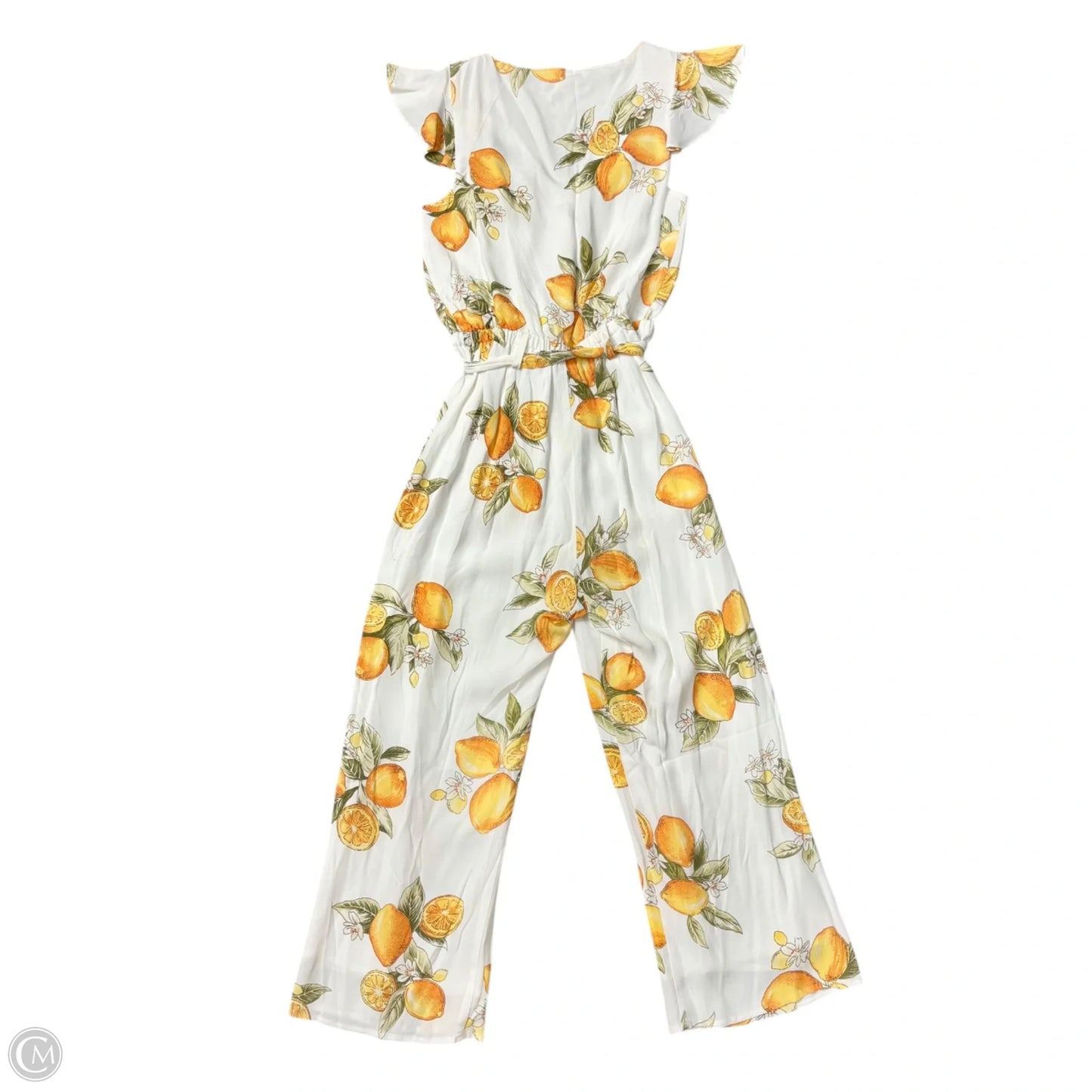 Jumpsuit By For Love & Lemons In White & Yellow, Size: M