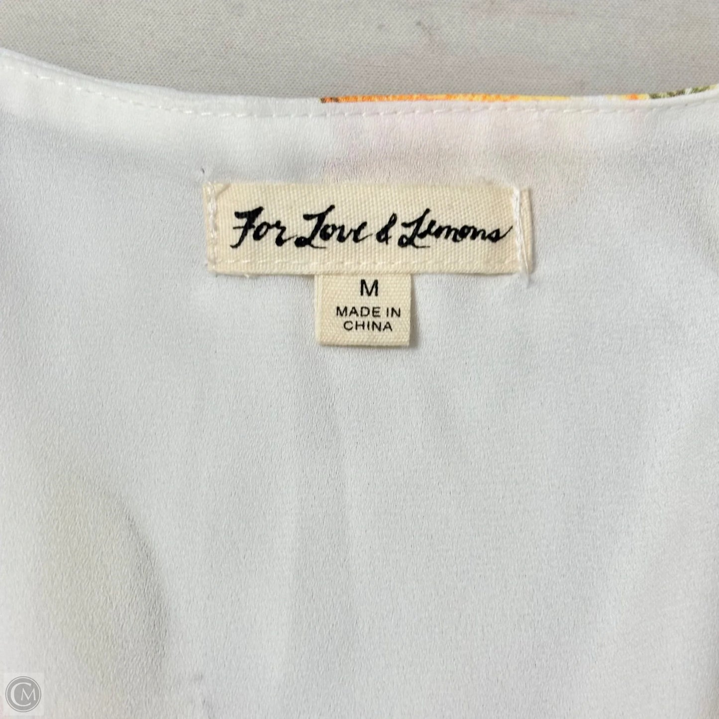 Jumpsuit By For Love & Lemons In White & Yellow, Size: M