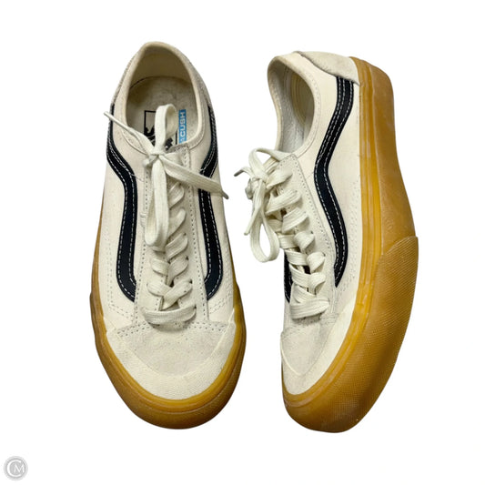 Shoes Sneakers By Vans In White, Size: 7.5