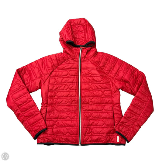 Jacket Puffer & Quilted By Hunter In Red, Size: L