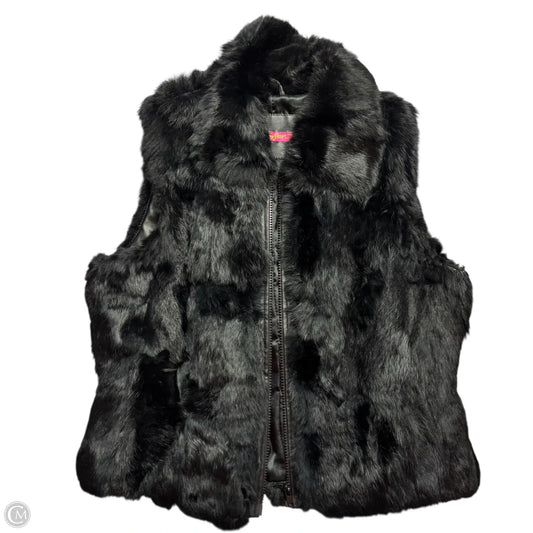 Vest Fur By Jennyfer J In Black, Size: L