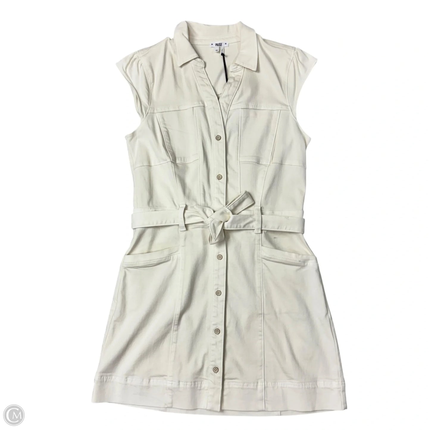 Dress Casual Short By Paige In Cream, Size: M