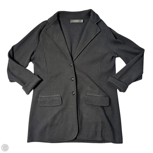 Blazer By Lauren By Ralph Lauren In Black, Size: L