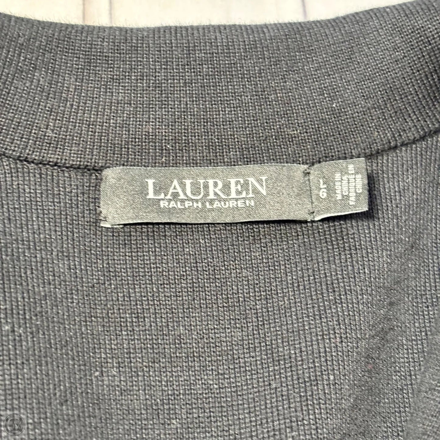 Blazer By Lauren By Ralph Lauren In Black, Size: L