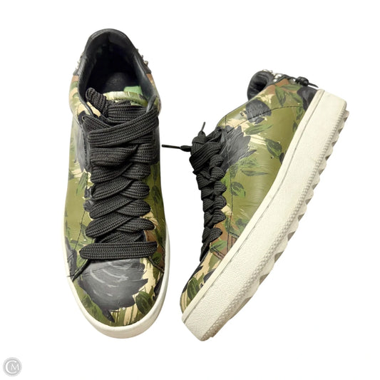 Shoes Designer By Coach In Black & Green, Size: 7