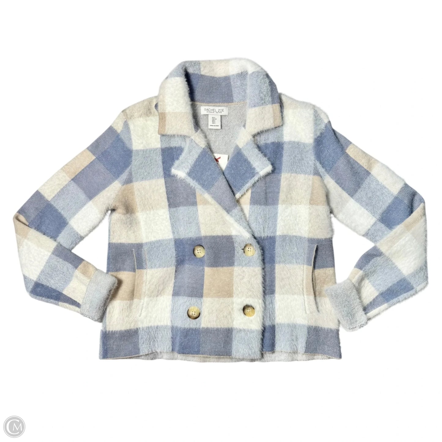 Jacket Other By Rachel Zoe In Plaid Pattern, Size: S