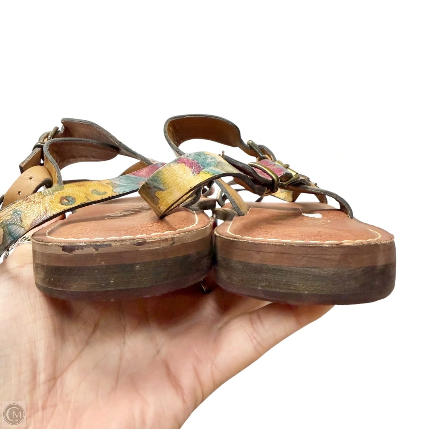 Sandals Designer By Patricia Nash In Brown, Size: 8.5