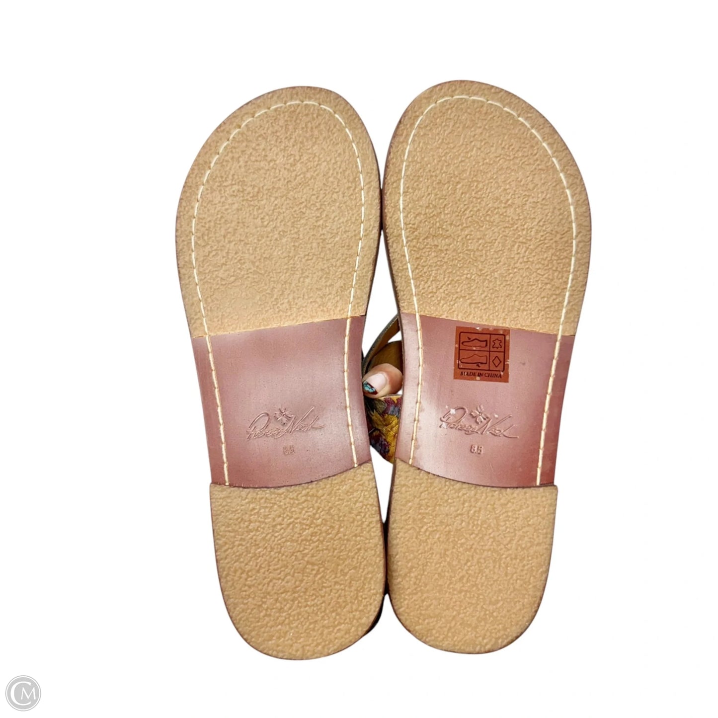 Sandals Designer By Patricia Nash In Brown, Size: 8.5