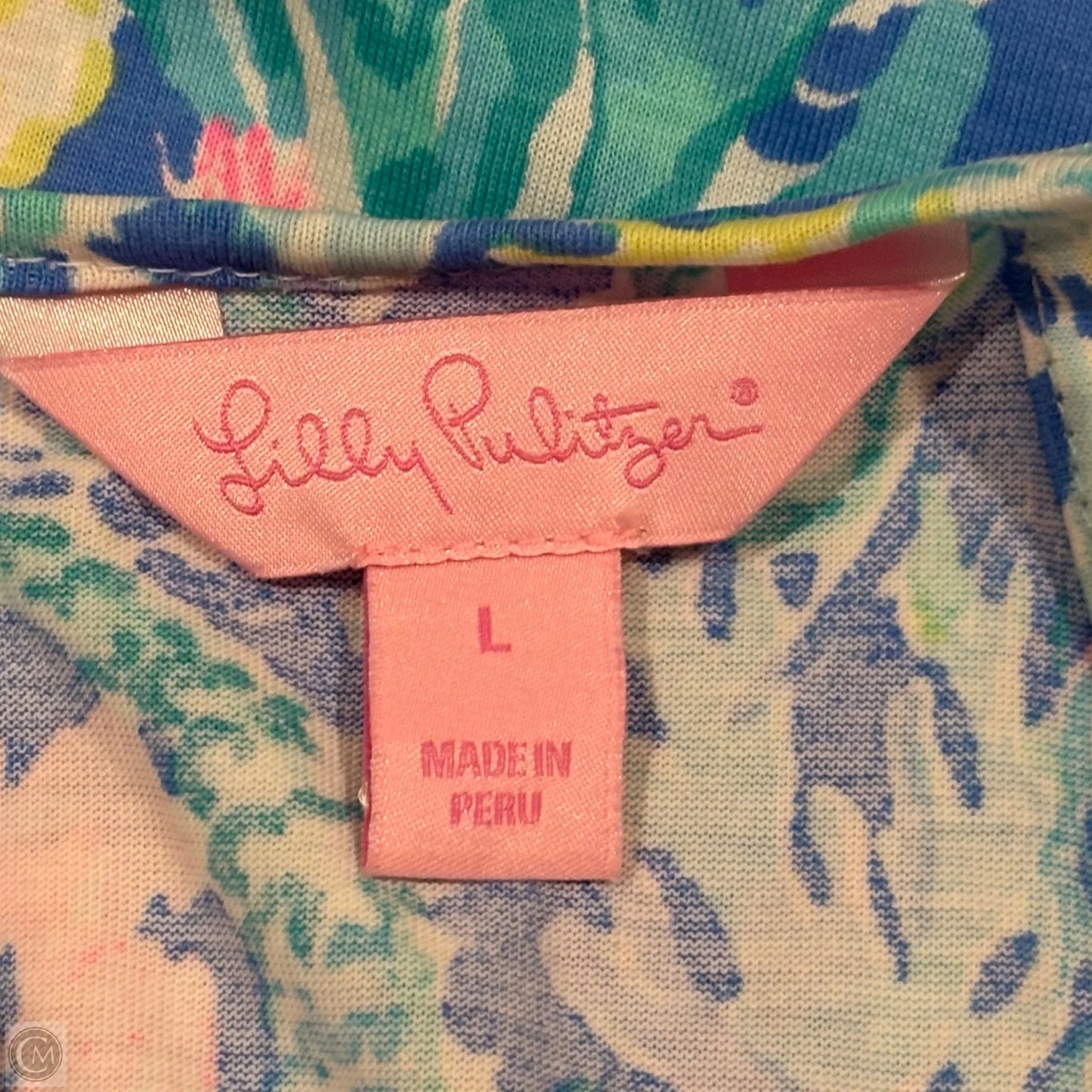 Dress Designer By Lilly Pulitzer In Blue, Size: L