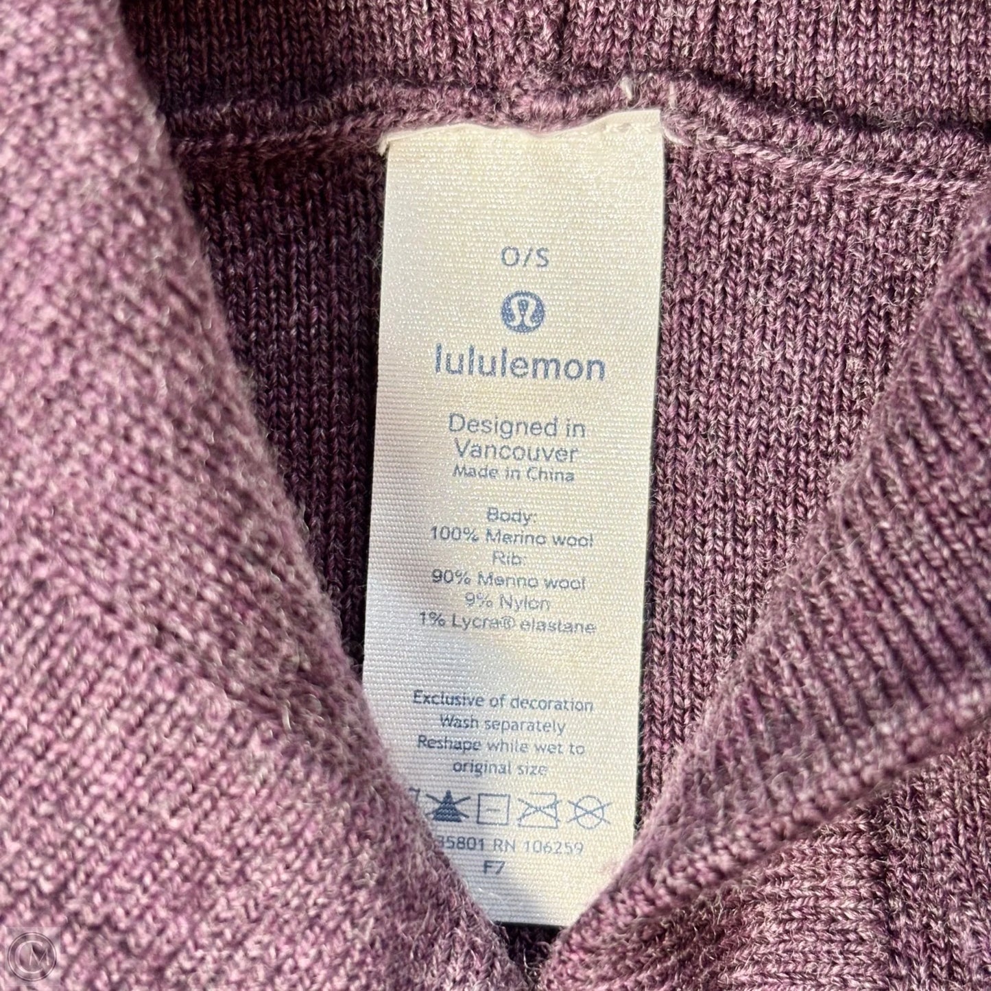 Shawl By Lululemon In Purple, Size: Osfm