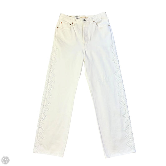 Jeans Straight By Levis In White, Size: 6