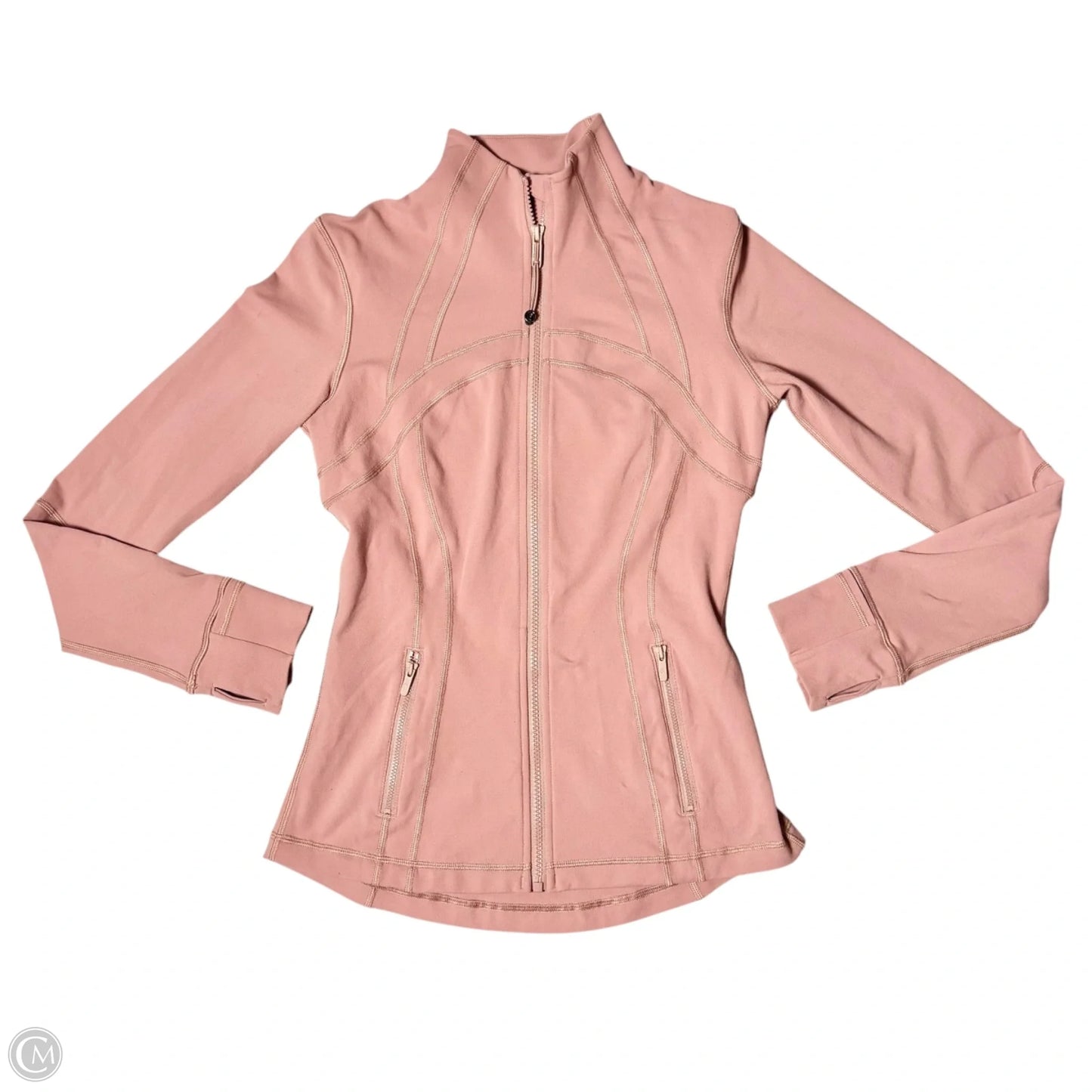 Athletic Jacket By Lululemon In Pink, Size: S