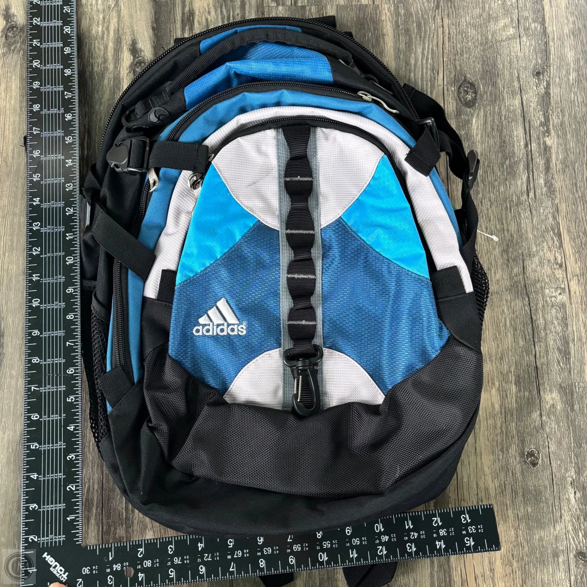adidas blue version backpack medium Backpack By Adidas, Size: Medium