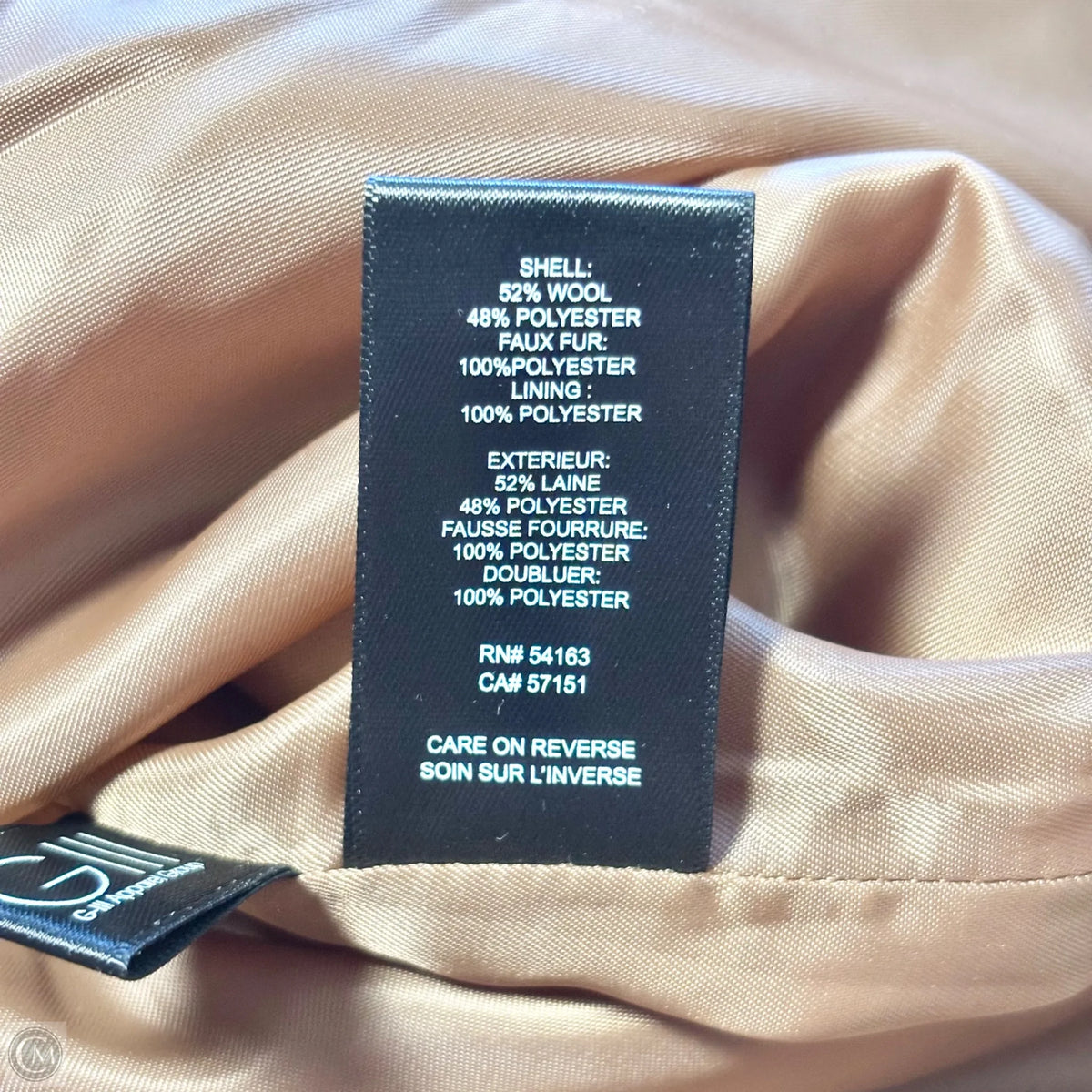 Coat Other By Kenneth Cole In Brown, Size: S