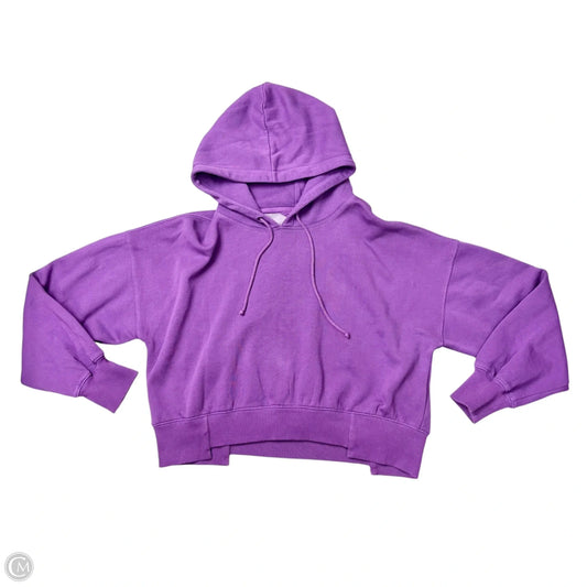 Sweatshirt Hoodie By Free People In Purple, Size: Xs