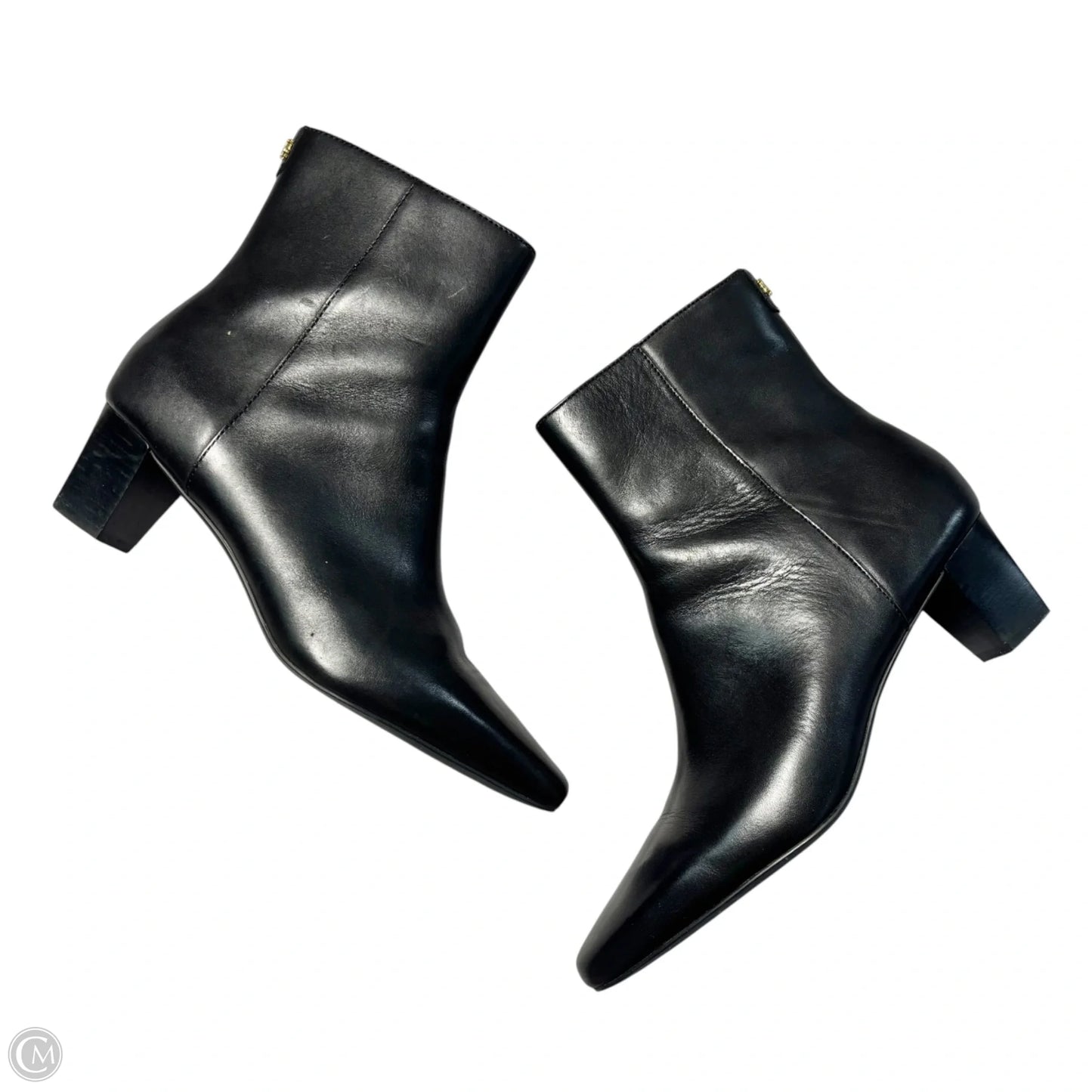 Boots Ankle Heels By Lauren By Ralph Lauren In Black, Size: 8.5