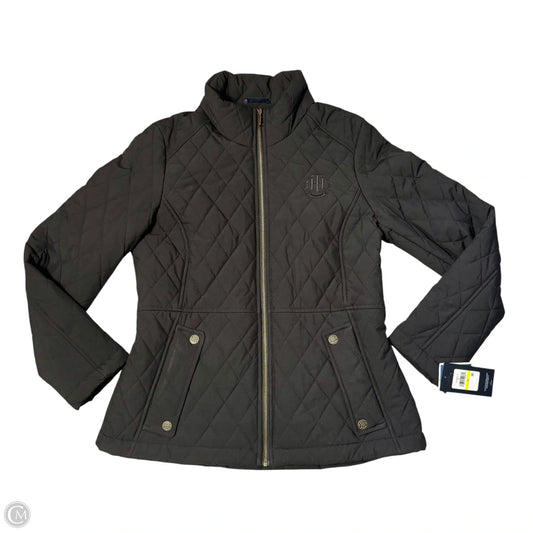 Jacket Puffer & Quilted By Tommy Hilfiger In Black, Size: M
