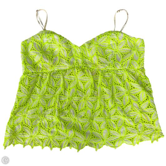 Tank Top Designer By Lilly Pulitzer In Yellow, Size: Xl