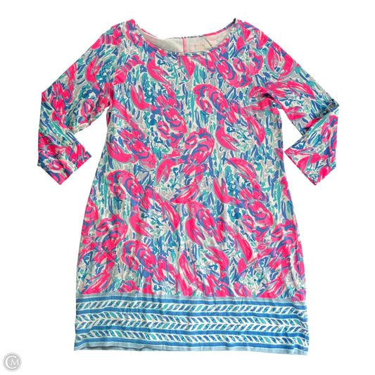 Dress Designer By Lilly Pulitzer In Blue & Pink, Size: Xl