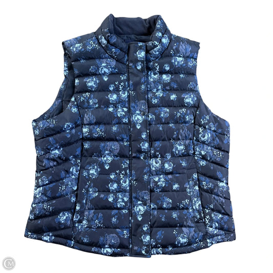 Vest Puffer & Quilted By Gap In Floral Print, Size: Xxl
