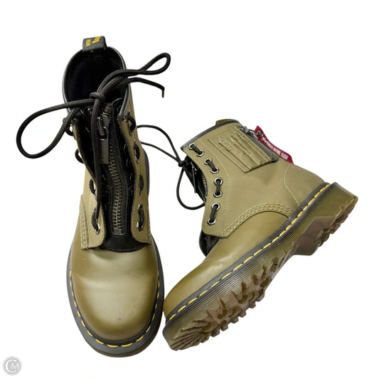 Boots Combat By Dr Martens In Green, Size: 6