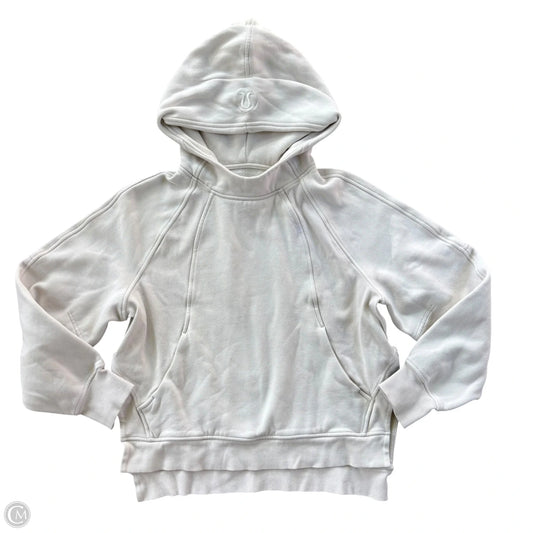 Sweatshirt Hoodie By Lululemon In Cream, Size: XS/S