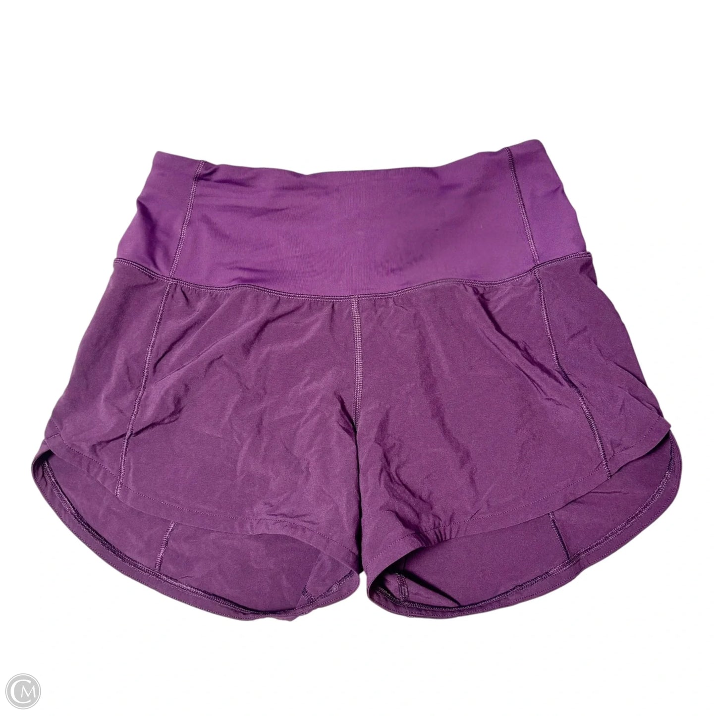 Athletic Shorts By Lululemon In Purple, Size: Xs