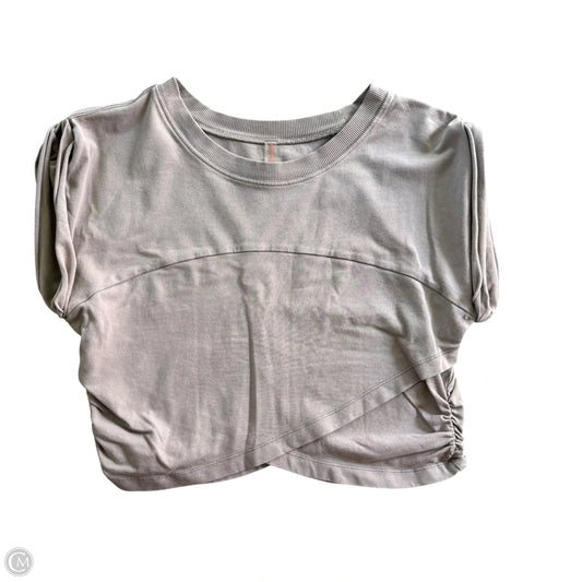 Top Short Sleeve By Free People In Brown, Size: M