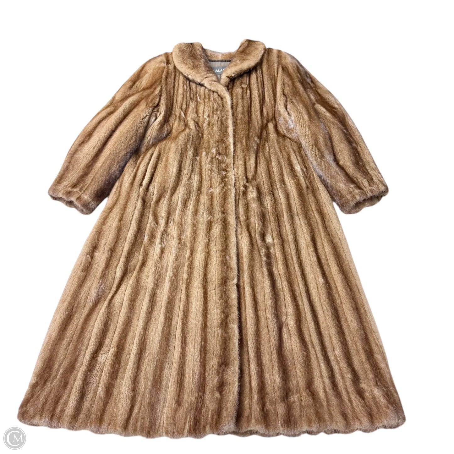 Coat Fur By Galanos In Brown, Size: Osfm