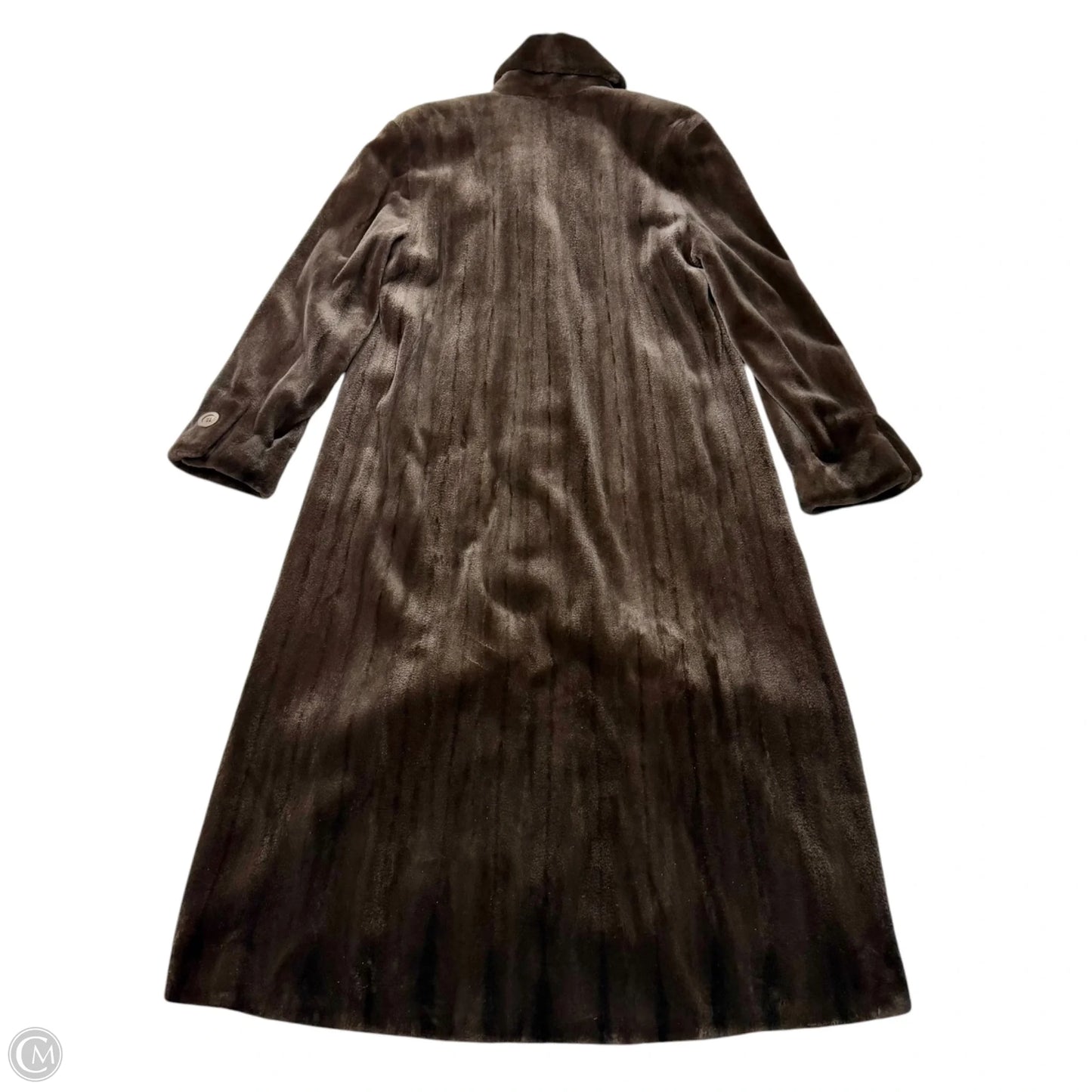 Coat Fur By Bisang Couture  In Brown, Size: Osfm
