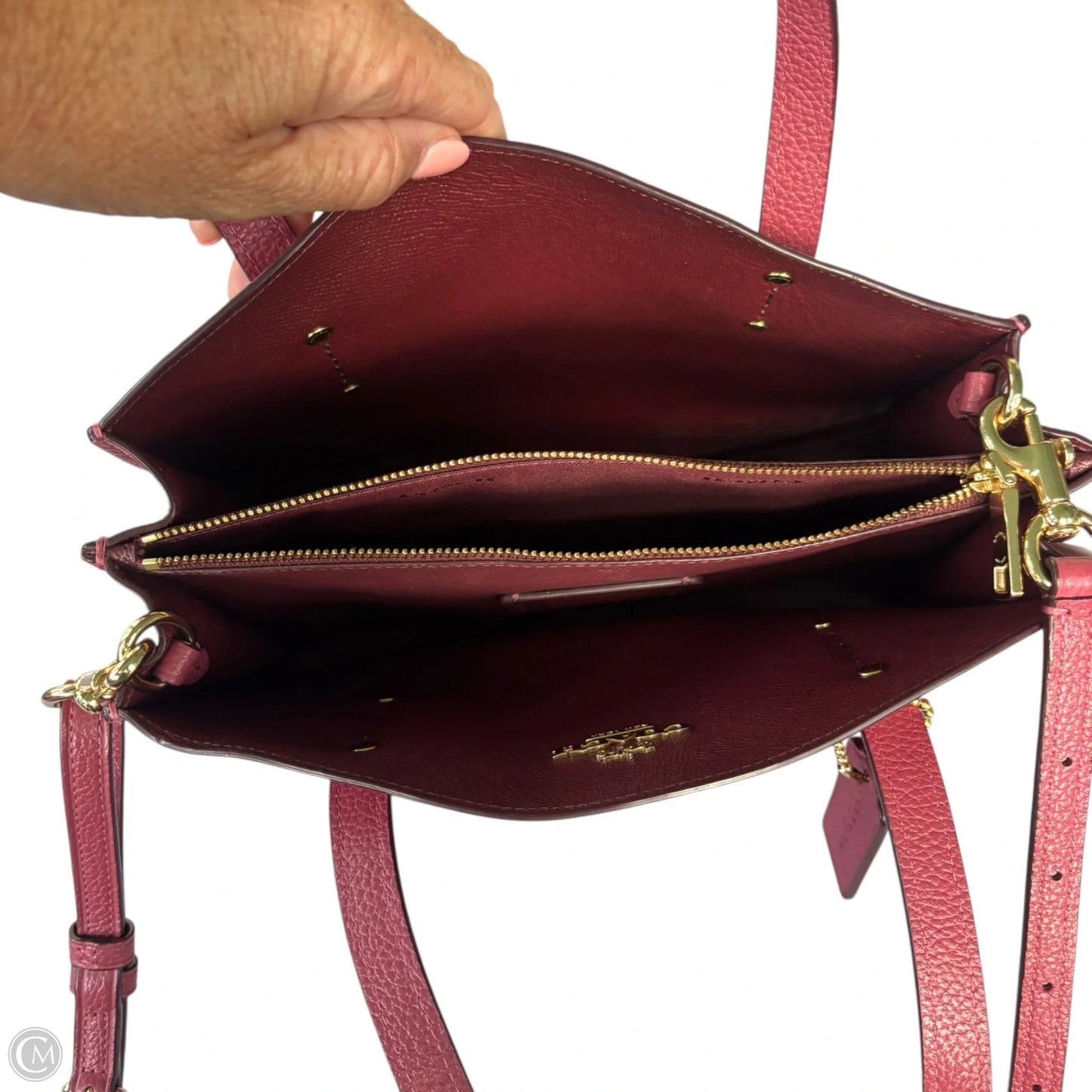 Handbag Designer By Coach, Size: Medium