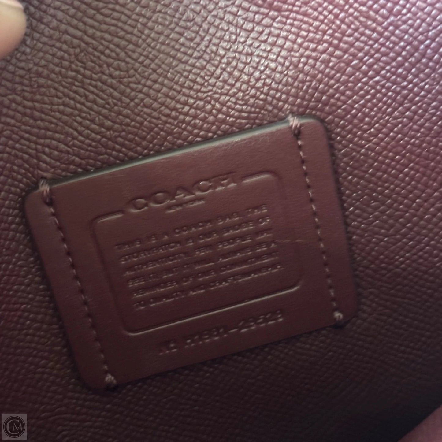 Handbag Designer By Coach, Size: Medium