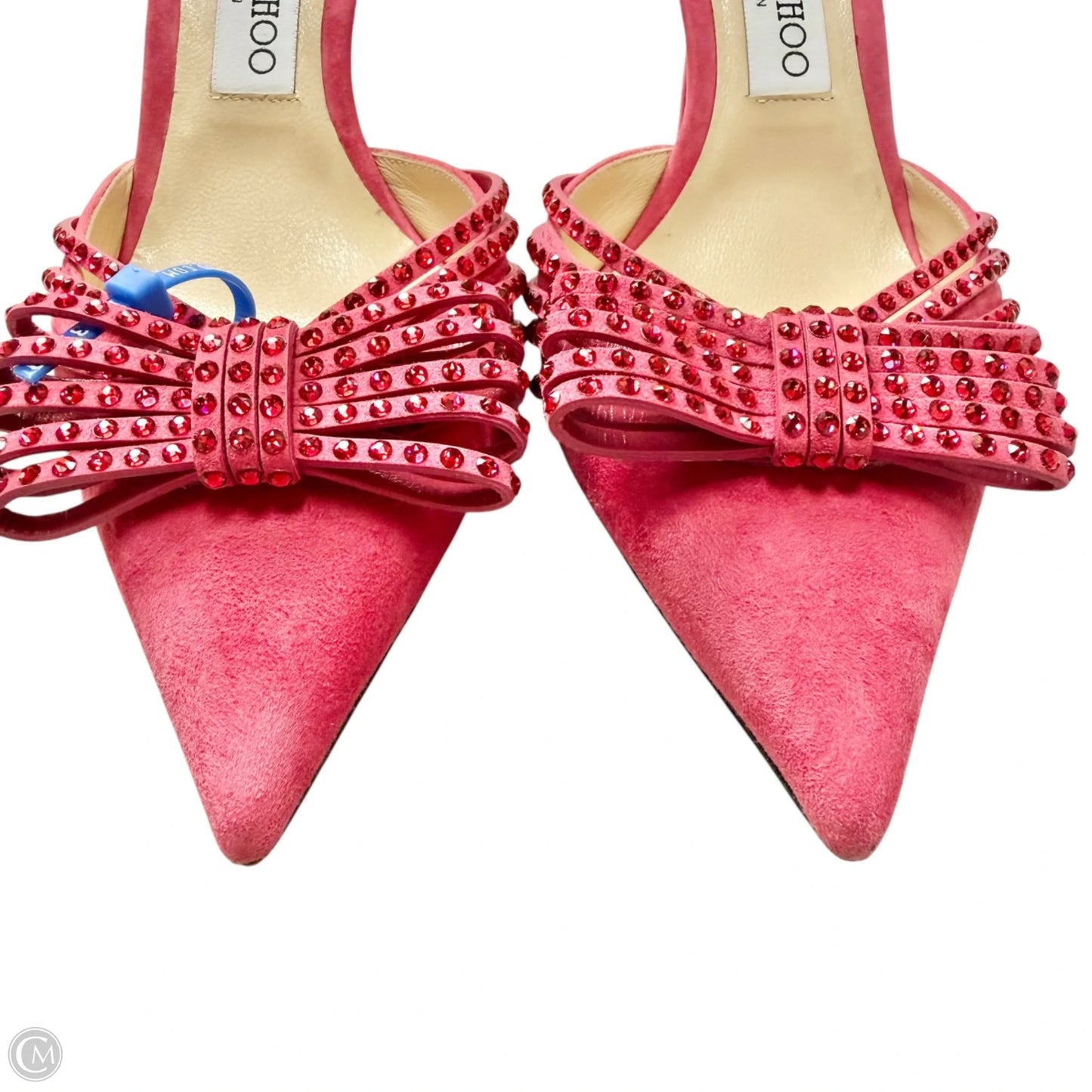 Shoes Luxury Designer By Jimmy Choo In Pink, Size: 7.5