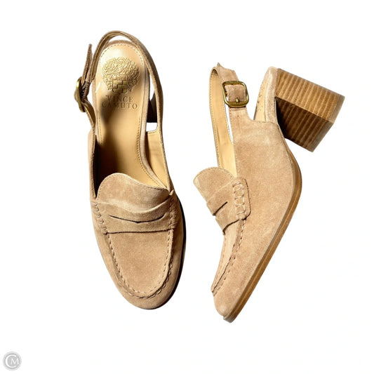 Shoes Heels Block By Vince Camuto In Tan, Size: 8.5