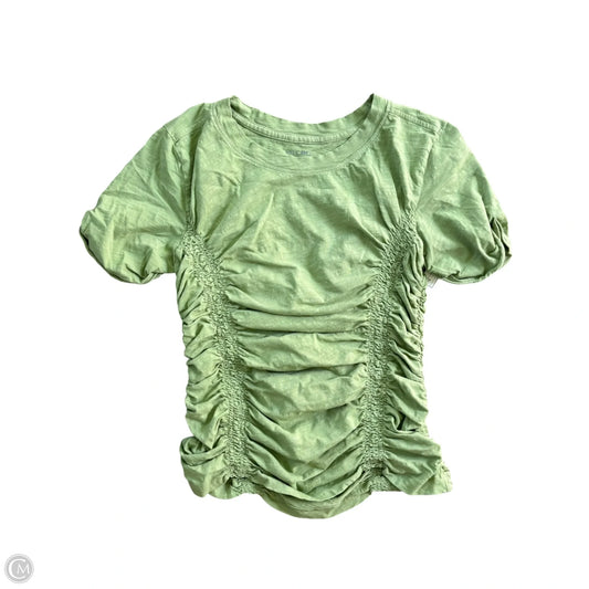 Top Short Sleeve By Pilcro In Green, Size: S