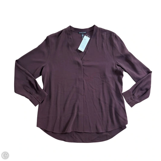 Top Long Sleeve By Eileen Fisher In Maroon, Size: M