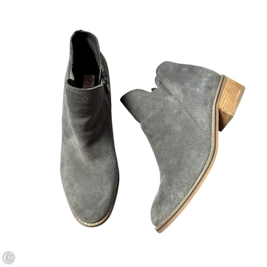 Boots Ankle Heels By Blondo In Grey, Size: 10