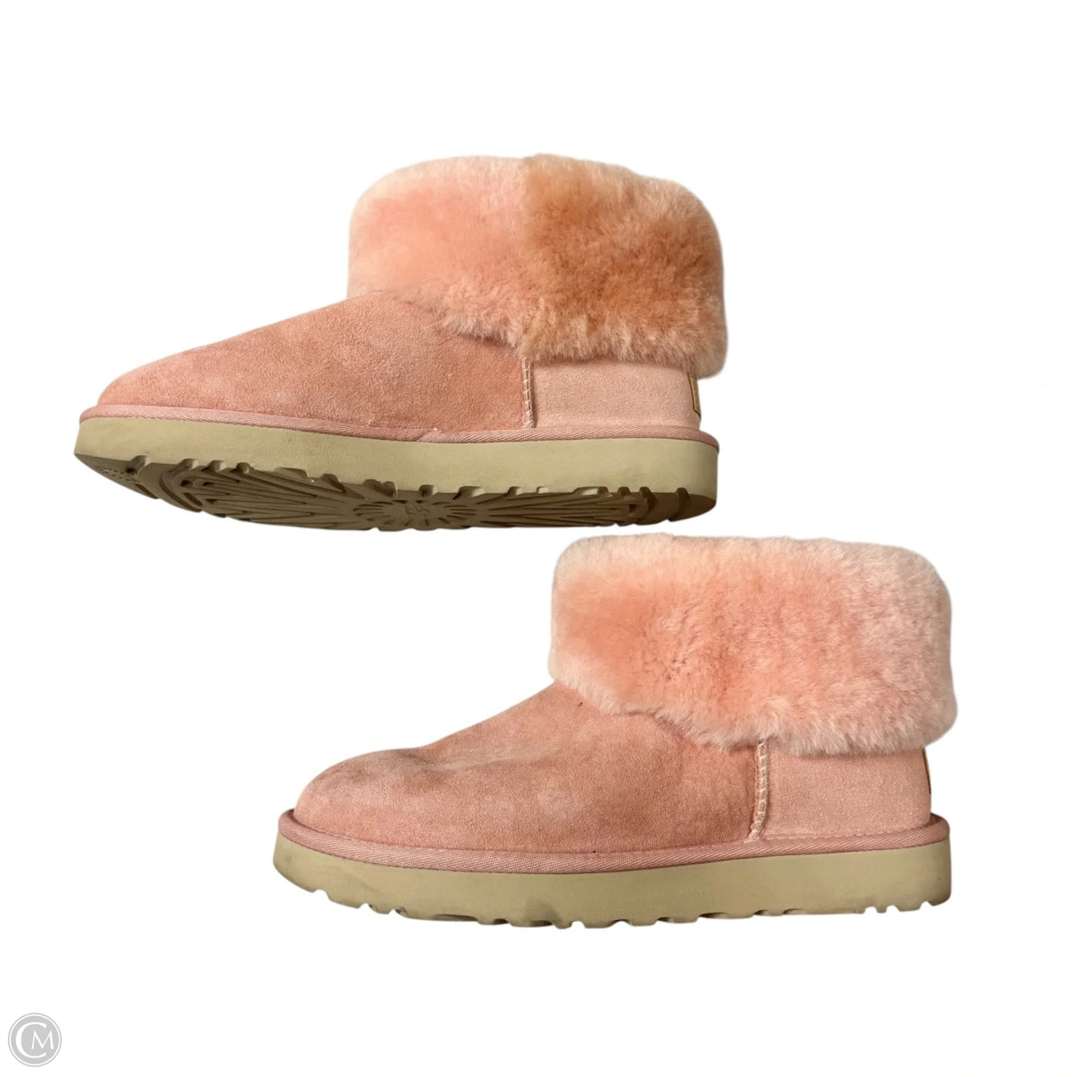 Boots Designer By Ugg In Pink, Size: 9