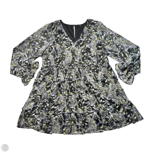 Dress Casual Short By Torrid In Black & Green, Size: 3x
