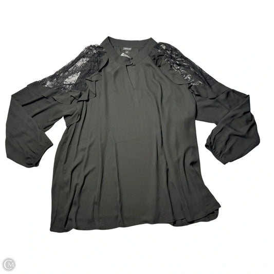 Top Long Sleeve By Torrid In Black, Size: 4x