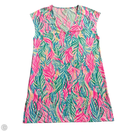 Dress Designer By Lilly Pulitzer In Blue & Pink, Size: Xs